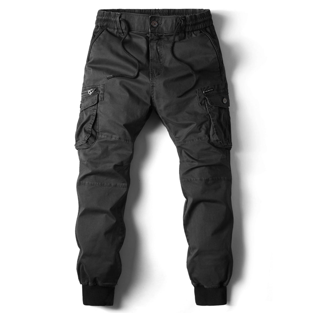 Relaxed Fit Men's Elastic Waist Joggers Pants