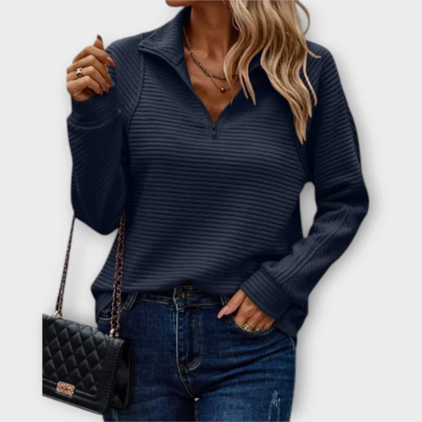 Women's Fleece Half Zip Sweater