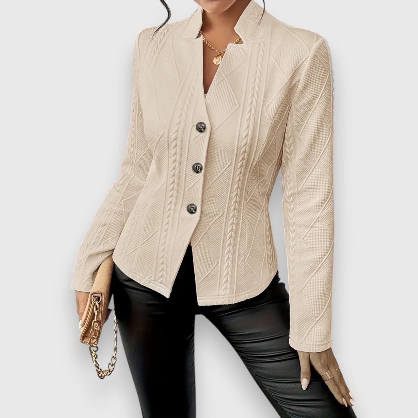Tailored Fit Cotton Blazer Jacket
