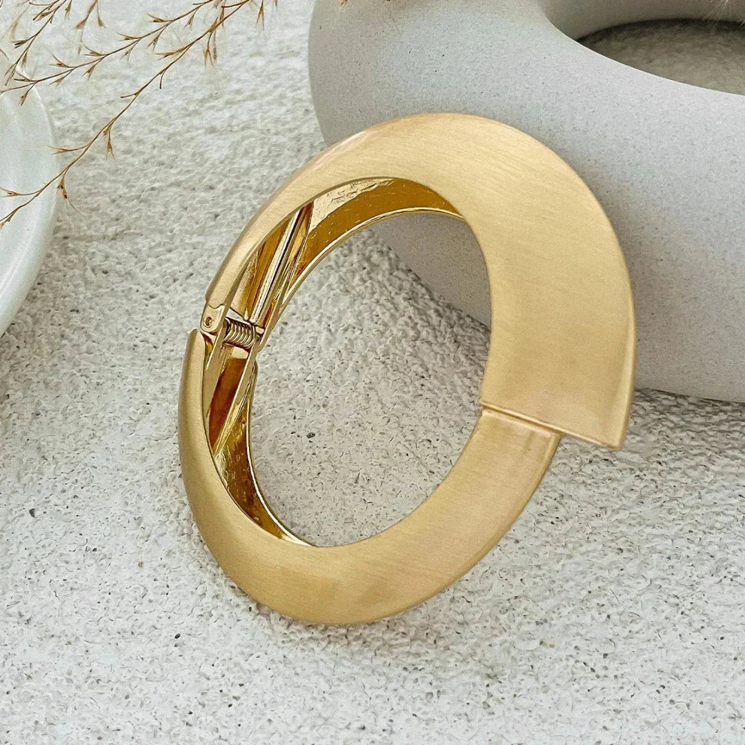 Metallic Silver Tone Bangles