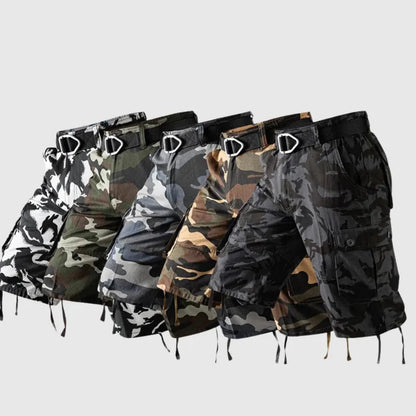 Tactical Green Camouflage Shorts