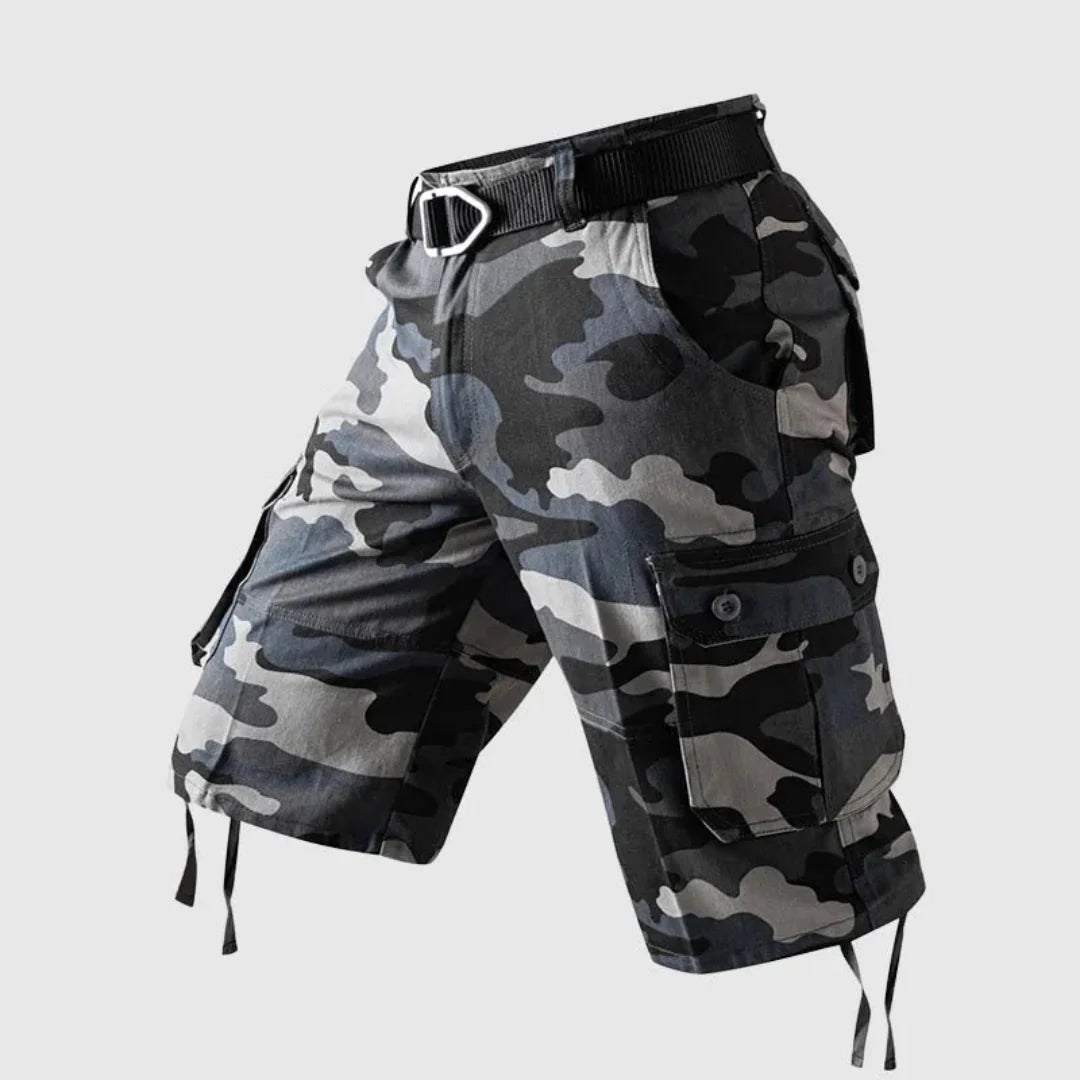 Tactical Green Camouflage Shorts