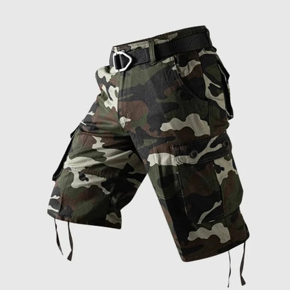 Tactical Green Camouflage Shorts