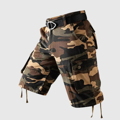 Tactical Green Camouflage Shorts