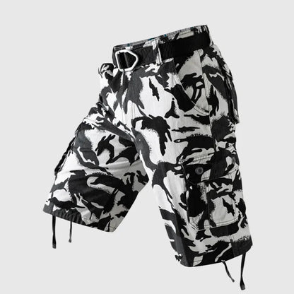 Tactical Green Camouflage Shorts