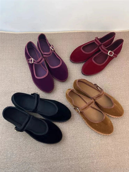 Women's Classic Comfortable Flat Shoes - EasyApparels