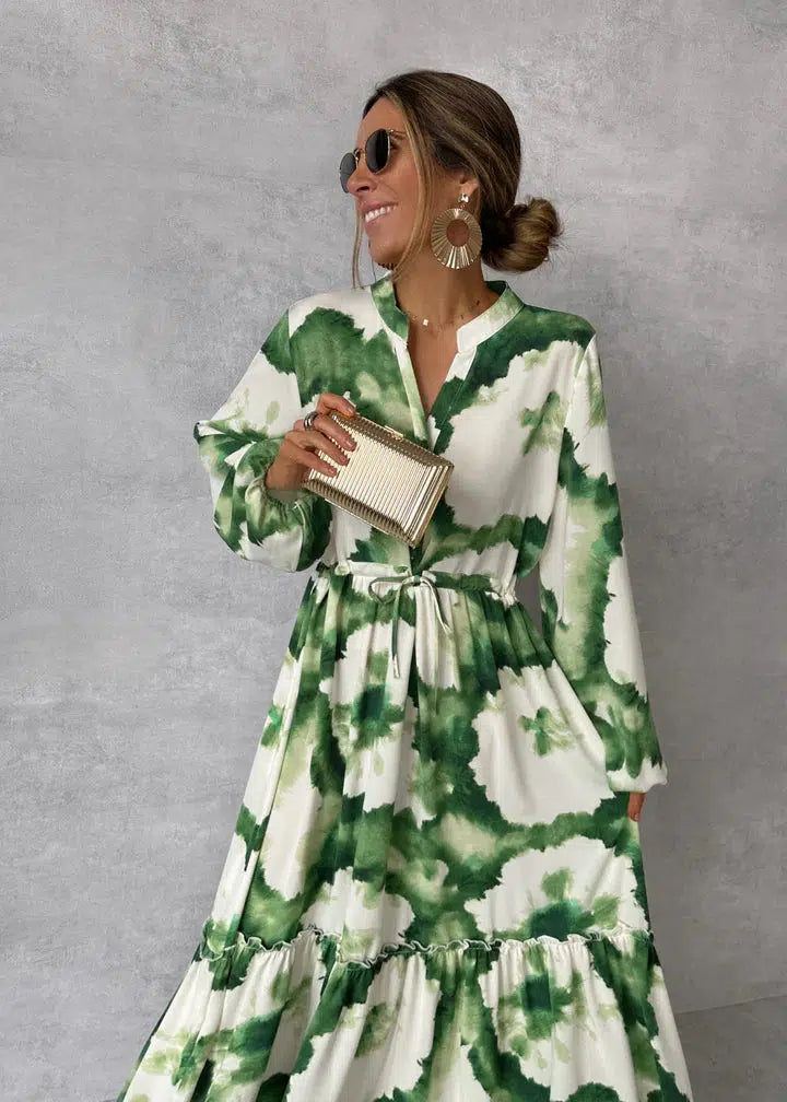 Long Flowy Women's Summer Dress - Vossary