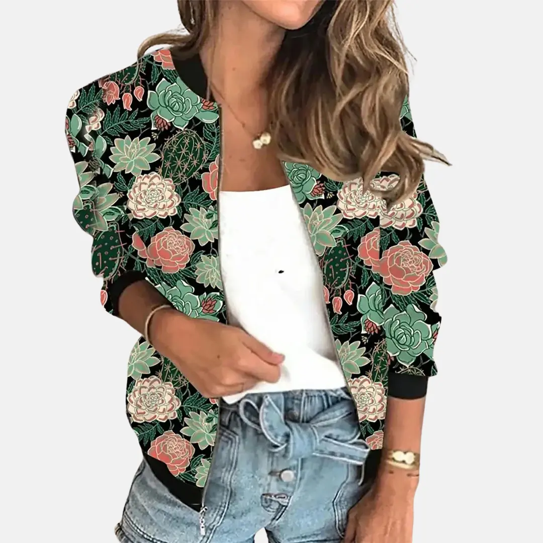 Timeless Female Bomber Jacket - Classic Fit - Vossary