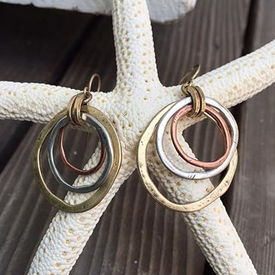 Classic Gold and Silver Drop Earrings - Luxicro