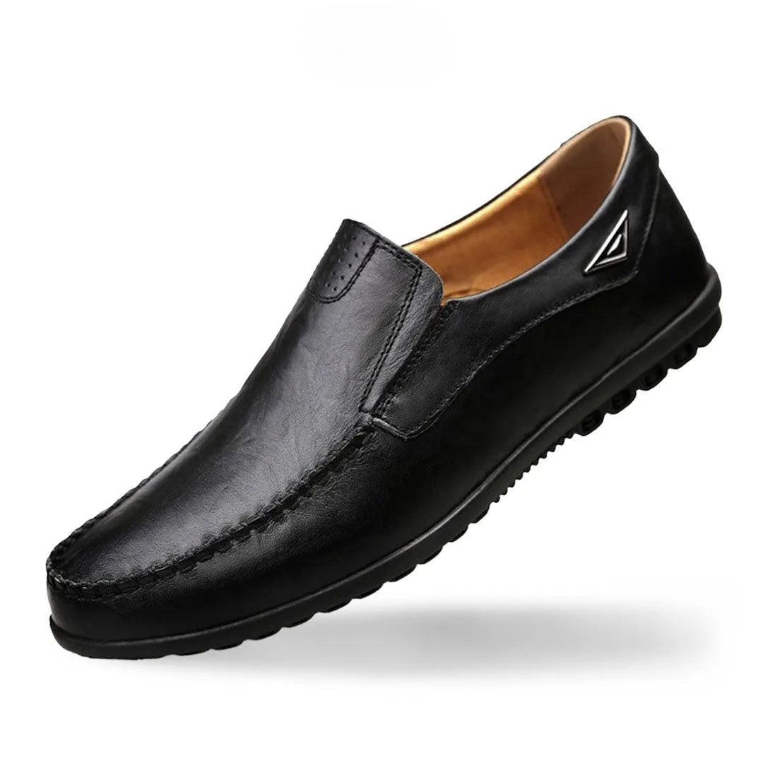 Authentic Leather Slip On Shoes