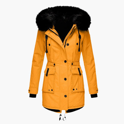 Comfortable Women's Parka Jacket with Hood - EasyApparels