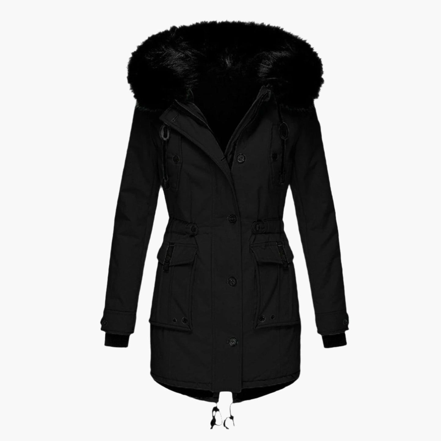 Comfortable Women's Parka Jacket with Hood