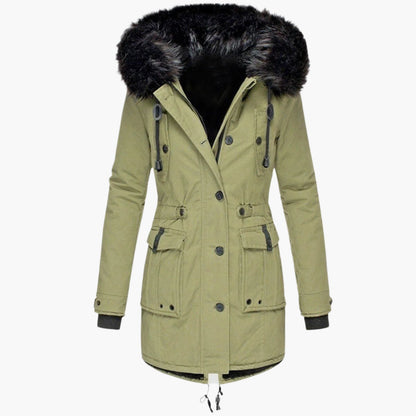 Comfortable Women's Parka Jacket with Hood