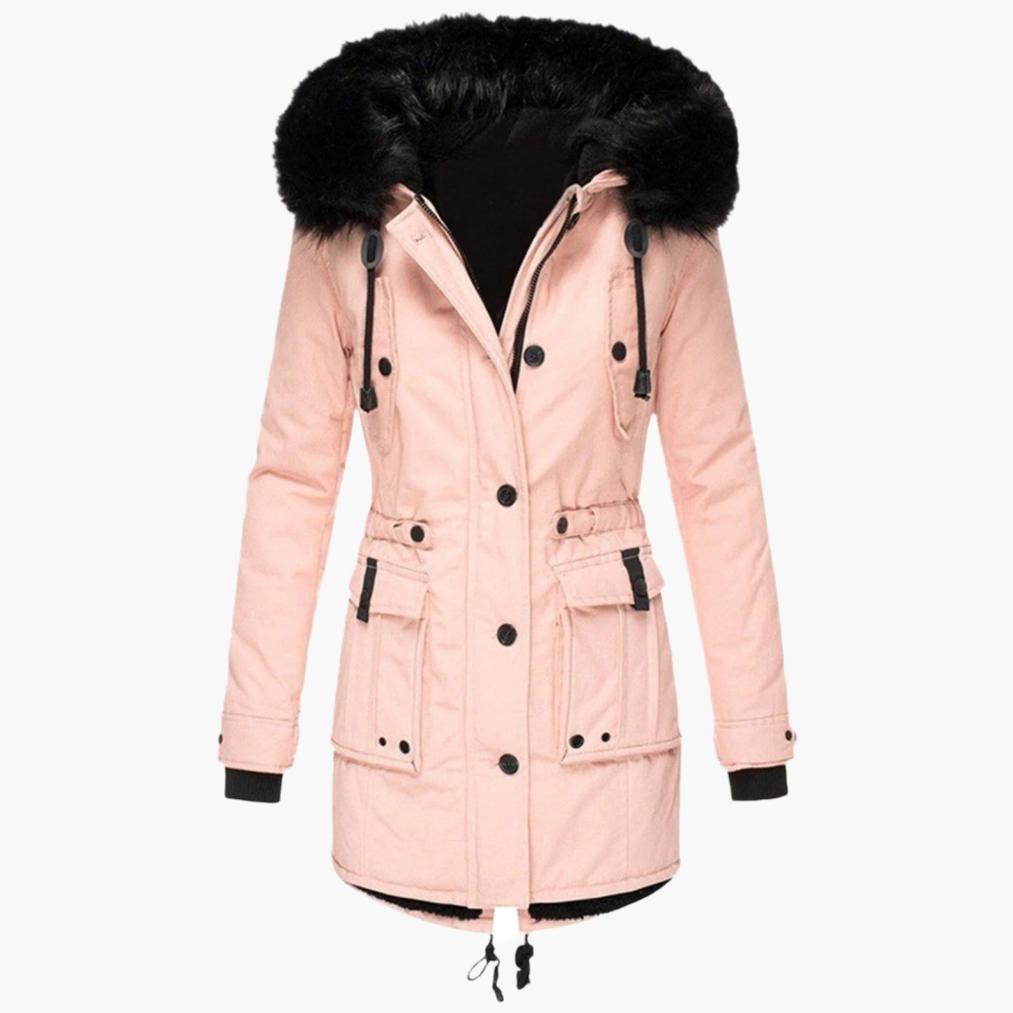Comfortable Women's Parka Jacket with Hood