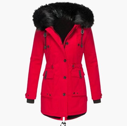 Comfortable Women's Parka Jacket with Hood
