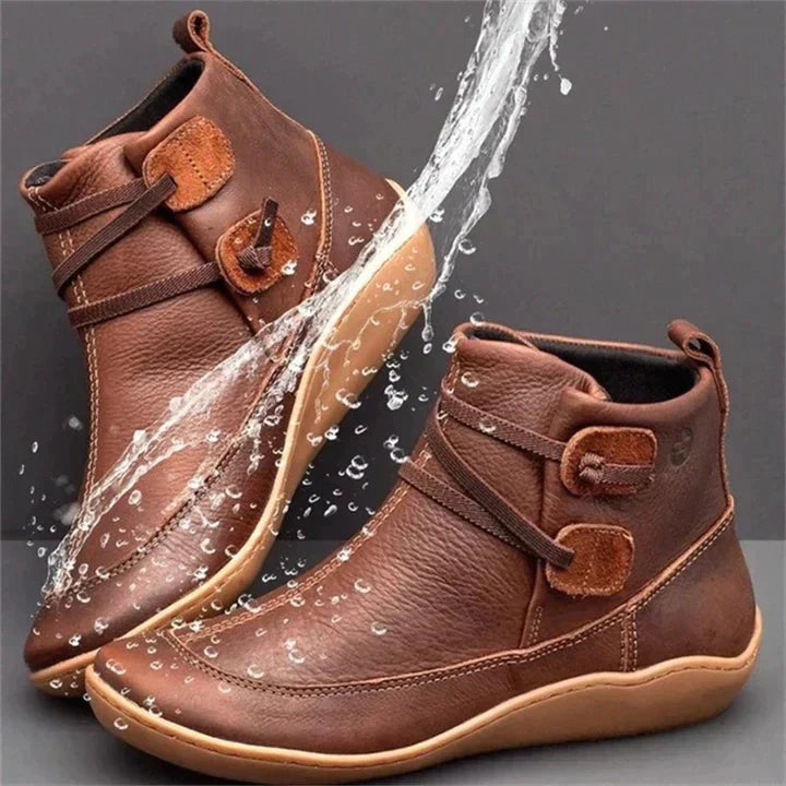 Women's Rainproof Low Heel Boots - EasyApparels