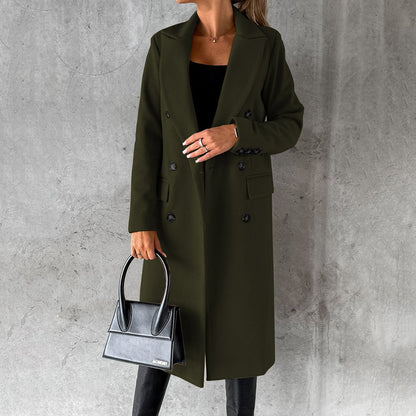 Timeless Tan Wool Trench Coat