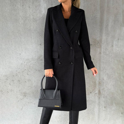 Timeless Tan Wool Trench Coat