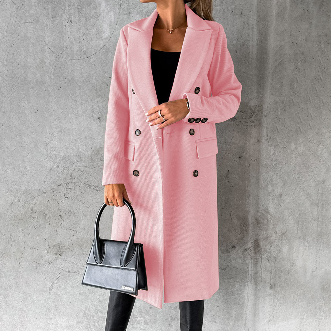 Timeless Tan Wool Trench Coat - EasyApparels