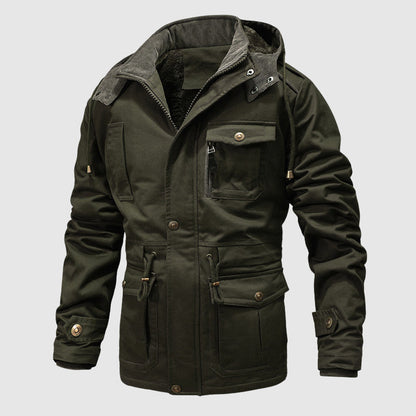 Rugged Cotton Outdoor Coat