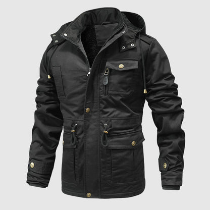 Rugged Cotton Outdoor Coat
