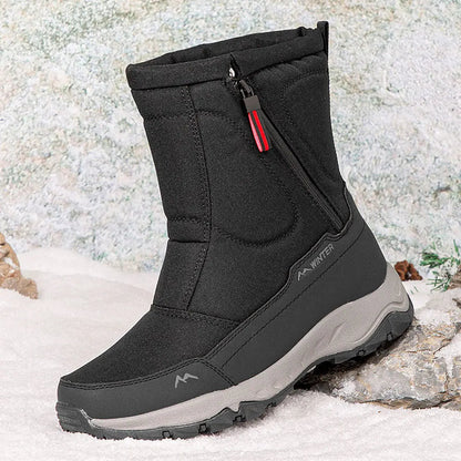 Insulated Mens Winter Boots - Water Resistant & Grip Soles