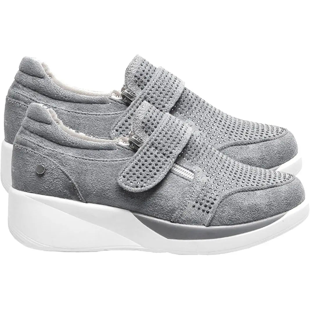 Women's Comfortable Wedge Sneakers - EasyApparels