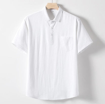 Comfortable Pastel Polo Shirt for Men, Soft Casual Tee
