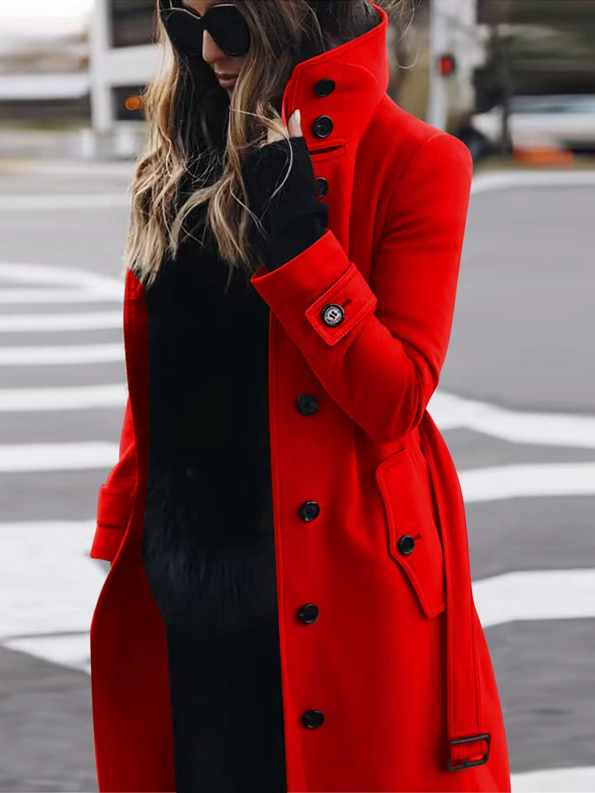 Classic Double Breasted Winter Coat - Luxicro