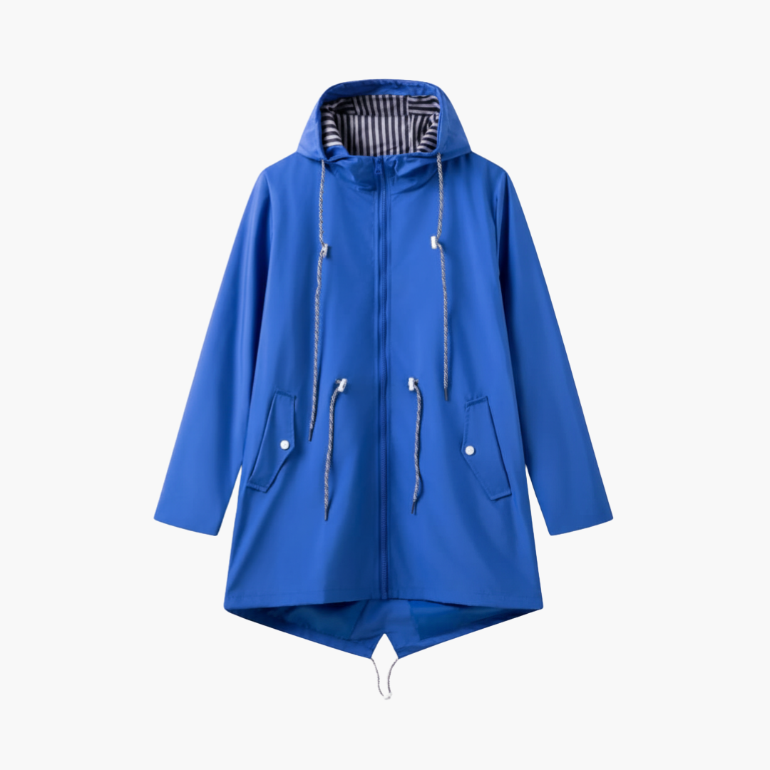 Ladies Waterproof Parka with Zip Pockets - Vossary