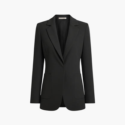 Classic Open Front Long Sleeve Women's Jacket - Vossary