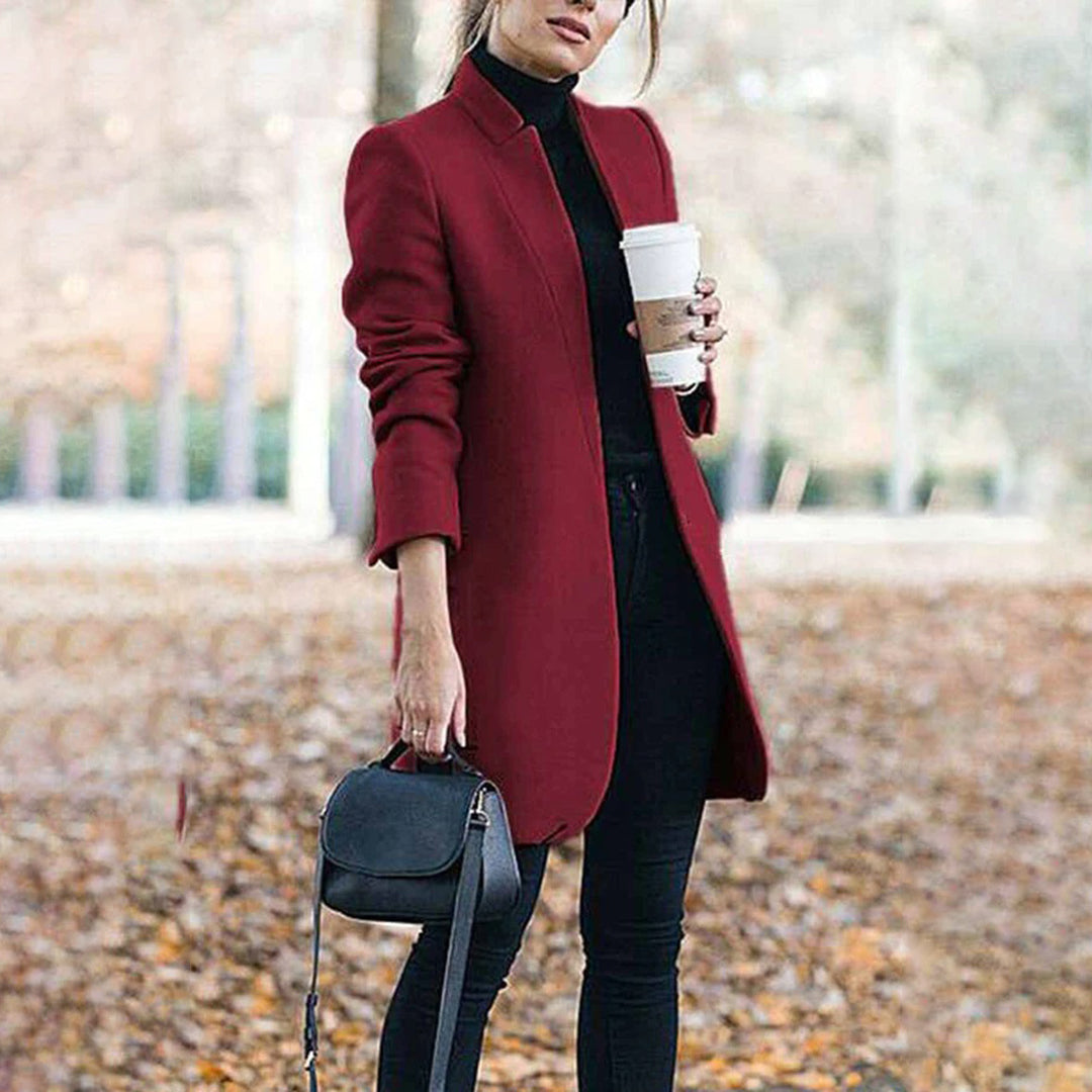 Timeless Fit Ladies Long Winter Overcoat
