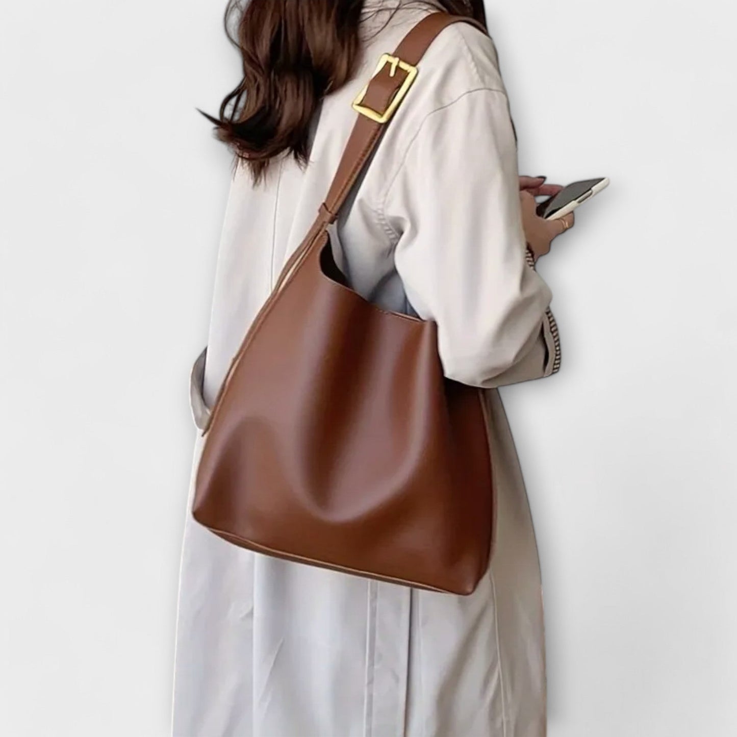 Luxury Genuine Leather Tote Handbag