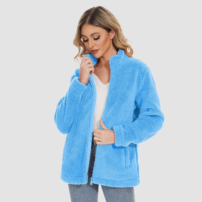 Cozy Women's Fleece Lined Full Zip Jacket