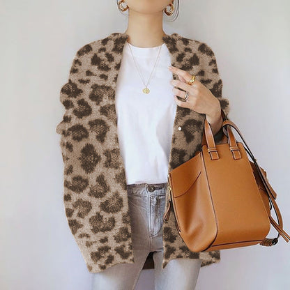 Cozy Open Front Oversized Cardigan