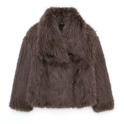 Soft Fur Lined Casual Fit Winter Coat