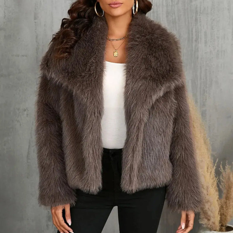 Soft Fur Lined Casual Fit Winter Coat - EasyApparels