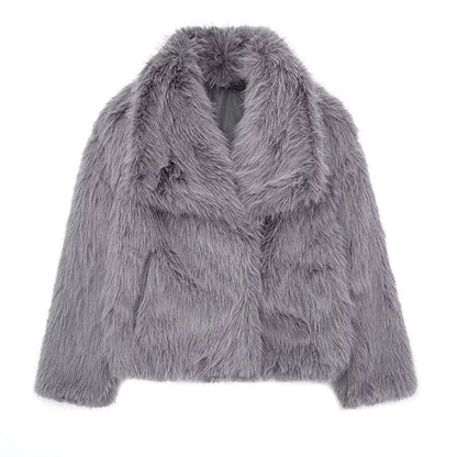 Soft Fur Lined Casual Fit Winter Coat