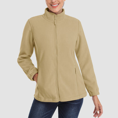 Women's Plush Fleece Hooded Jacket