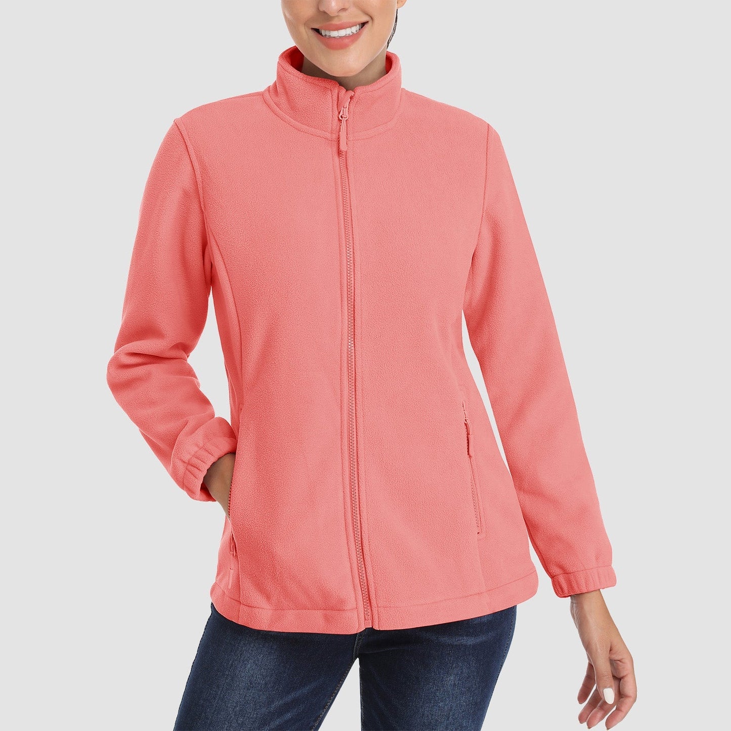 Women's Plush Fleece Hooded Jacket
