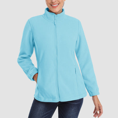 Women's Plush Fleece Hooded Jacket