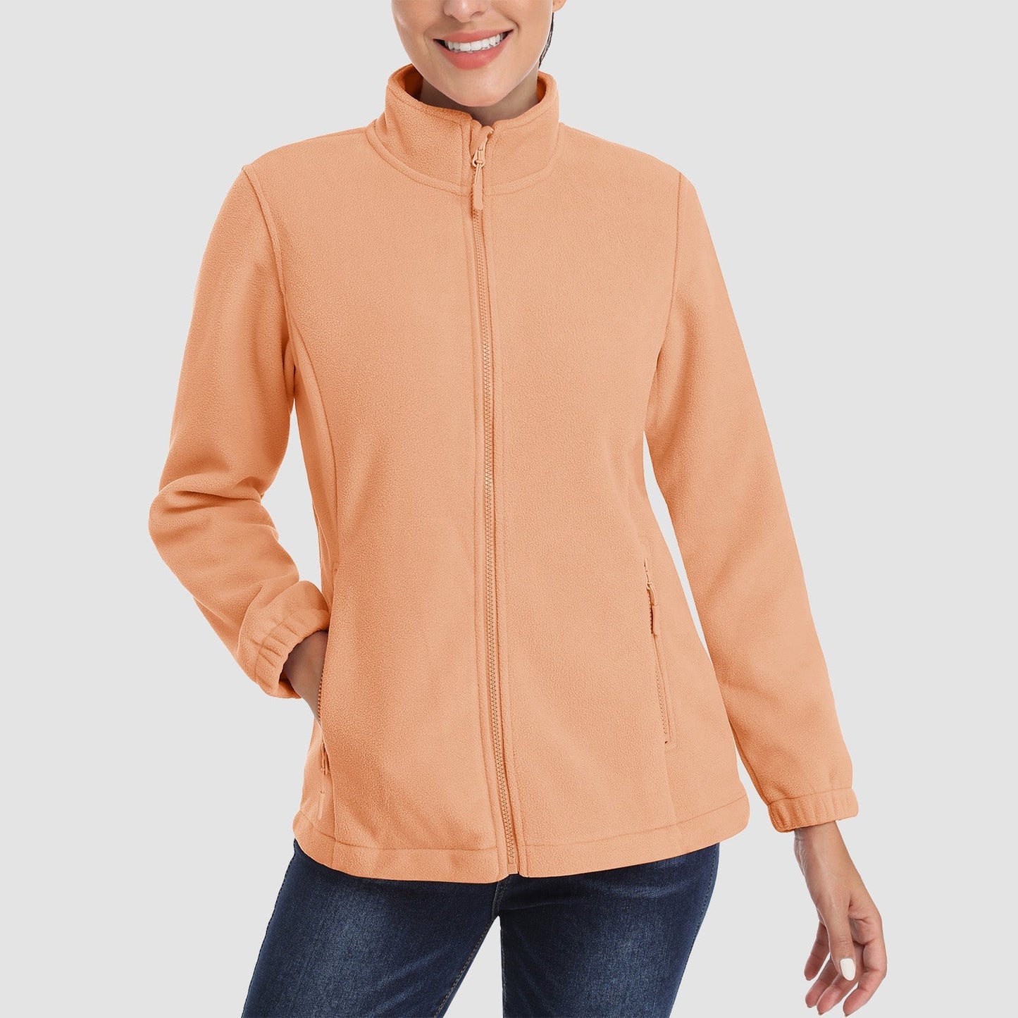 Women's Plush Fleece Hooded Jacket