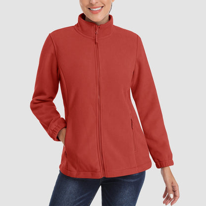 Women's Plush Fleece Hooded Jacket
