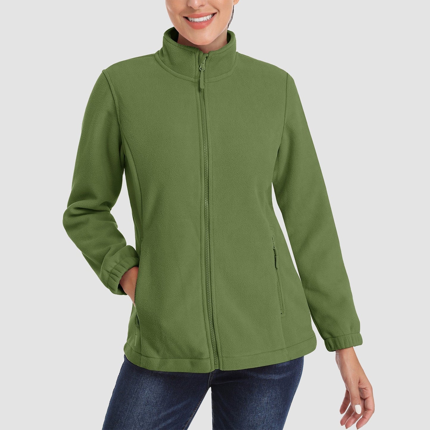 Women's Plush Fleece Hooded Jacket