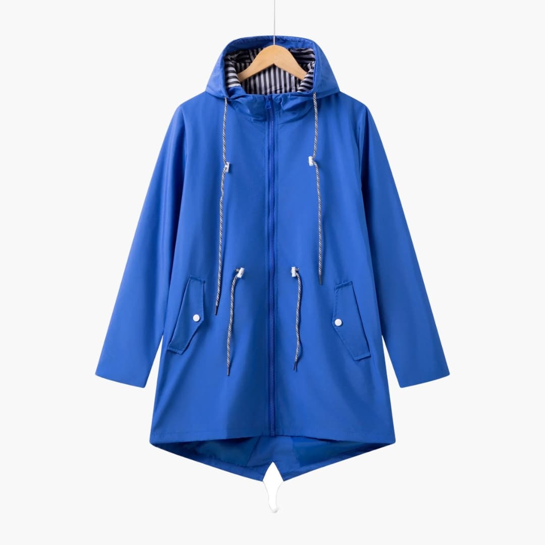 Ladies Waterproof Parka with Zip Pockets