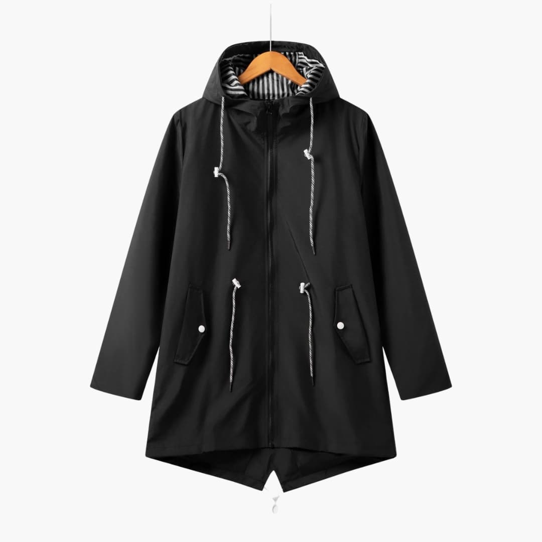 Ladies Waterproof Parka with Zip Pockets