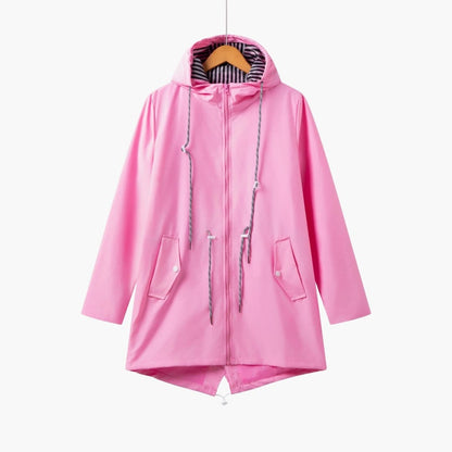 Ladies Waterproof Parka with Zip Pockets