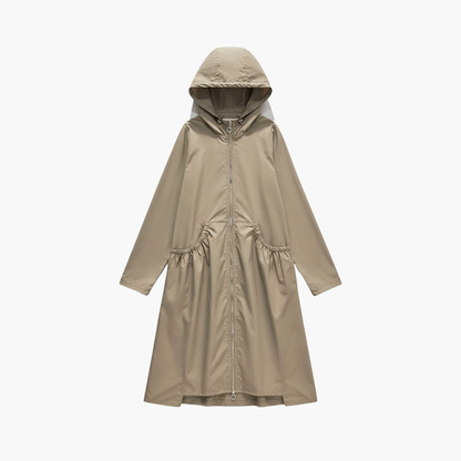 Ladies Water Resistant Parka Jacket with Zip - Vossary