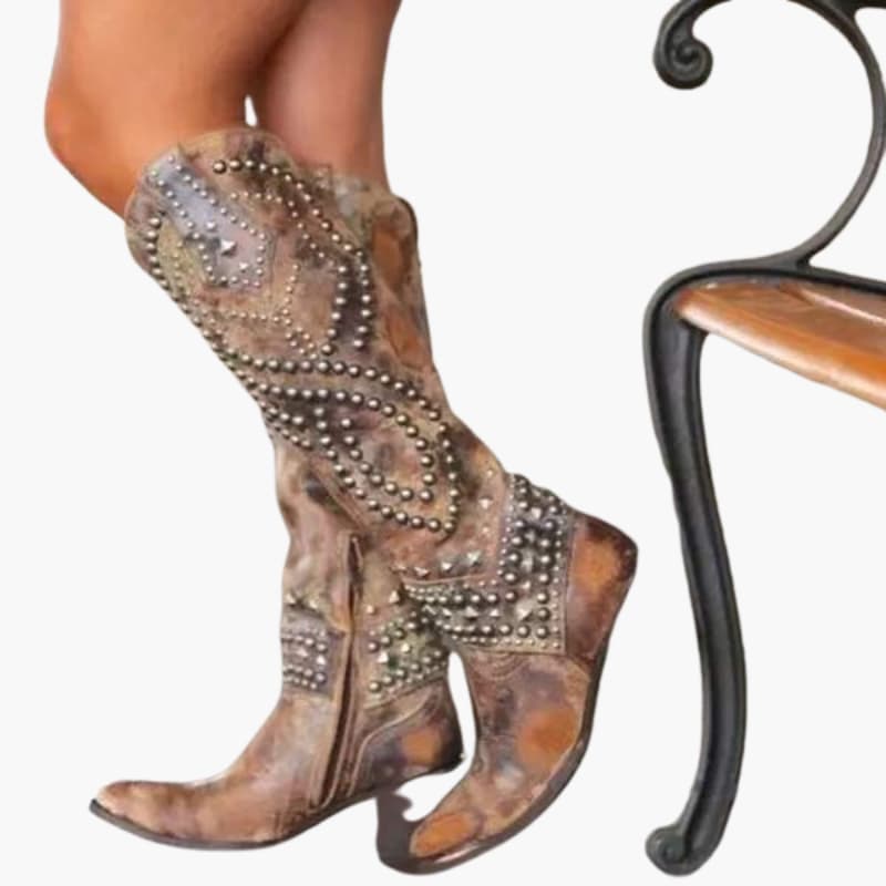 Tall Pointed Toe Women's Boots with Side Zip