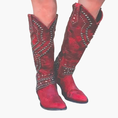 Tall Pointed Toe Women's Boots with Side Zip